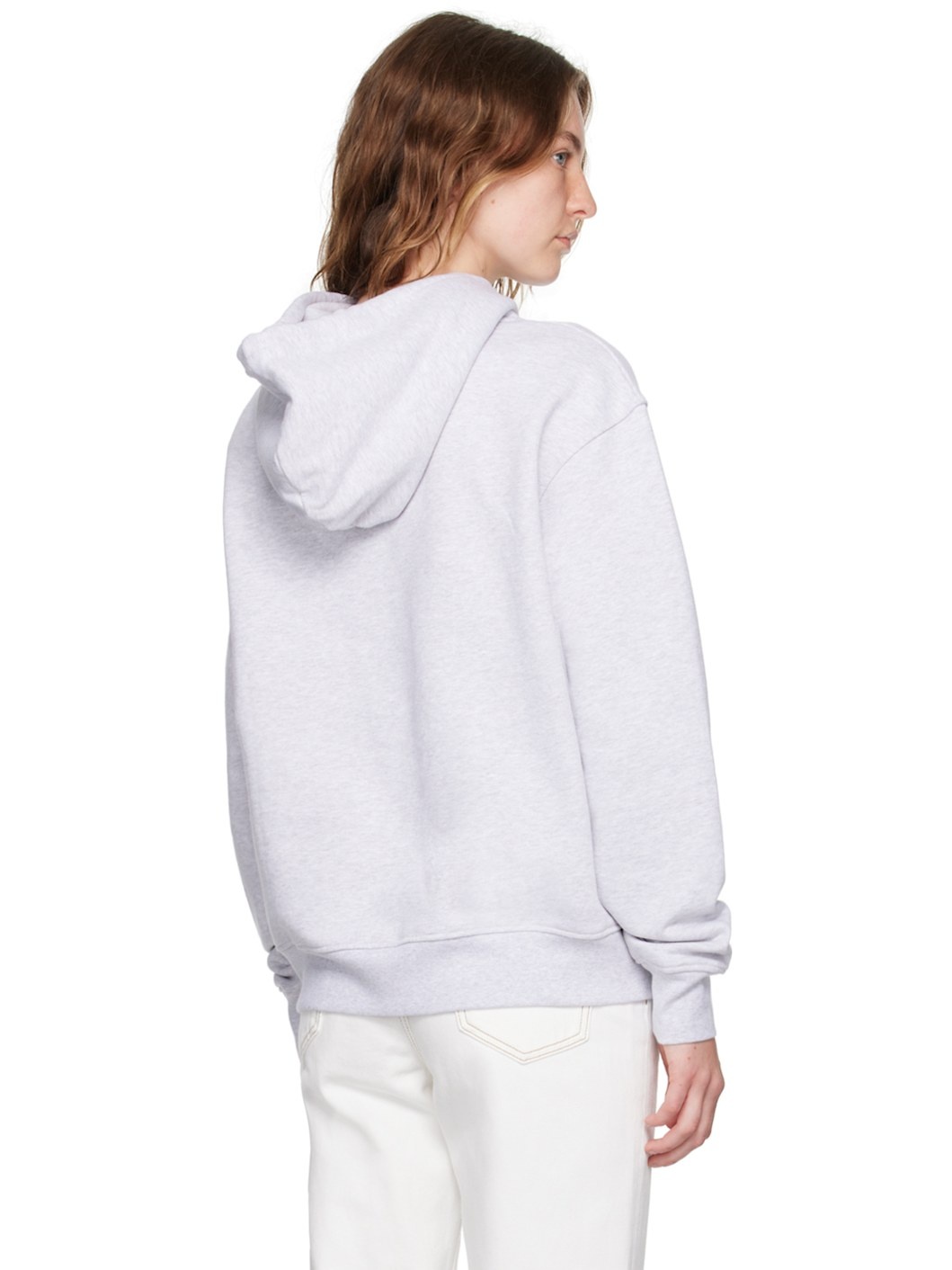 Gray Les Classiques 'Le sweatshirt brodé' Hoodie - 3