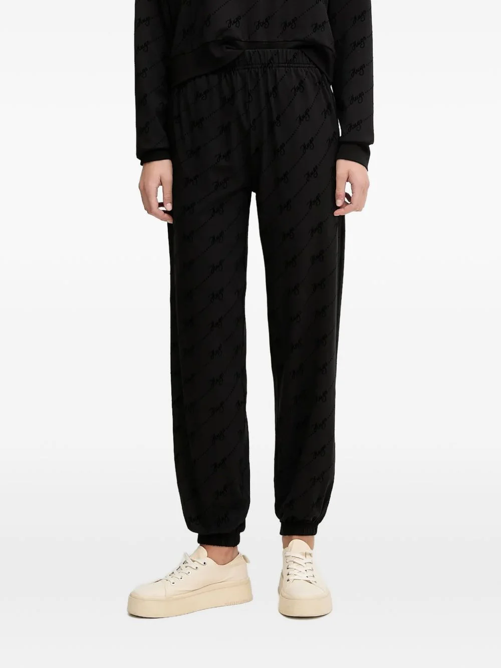 logo track pants - 1