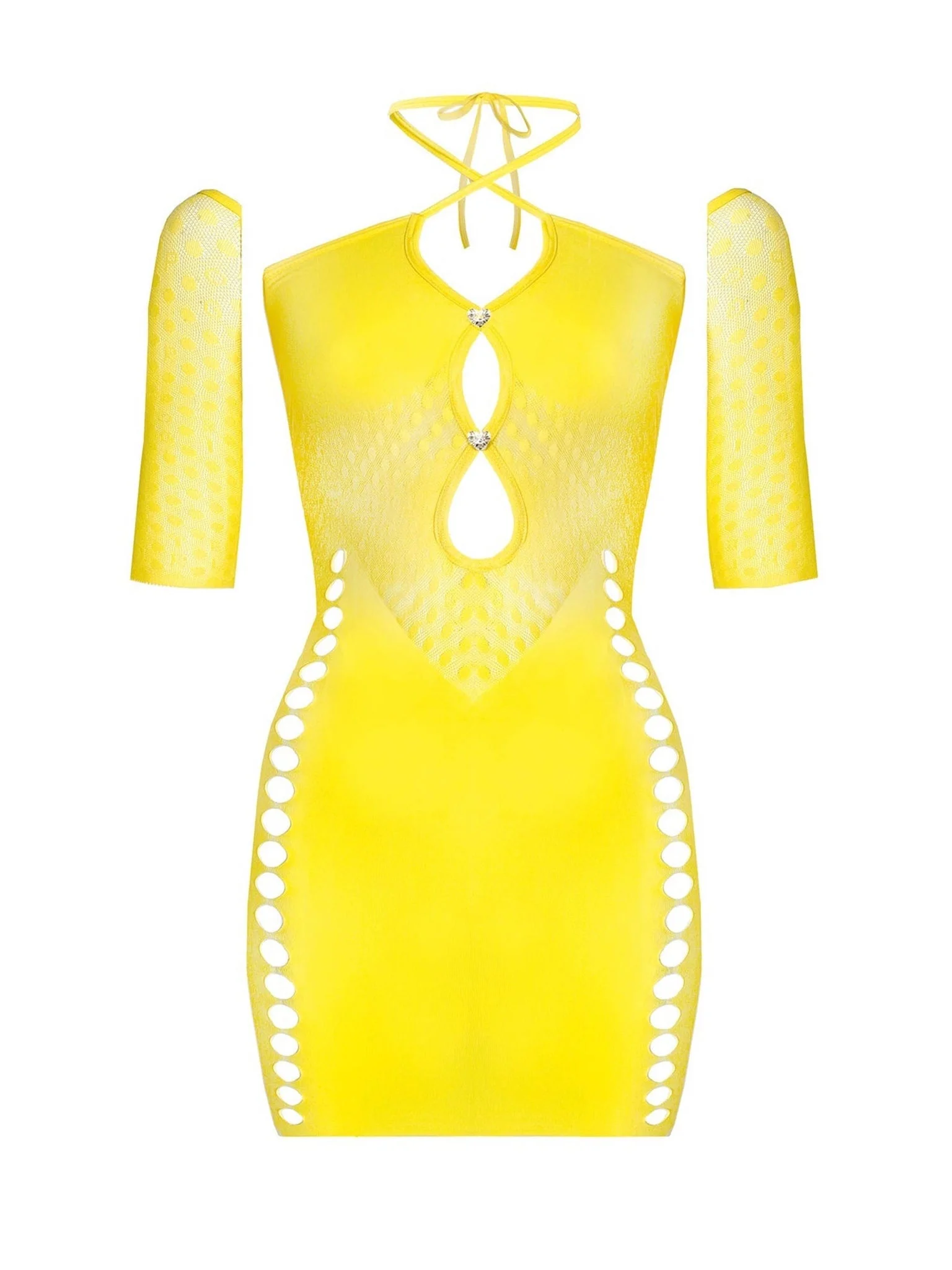 JANNA DRESS SUNSHINE YELLOW - 1