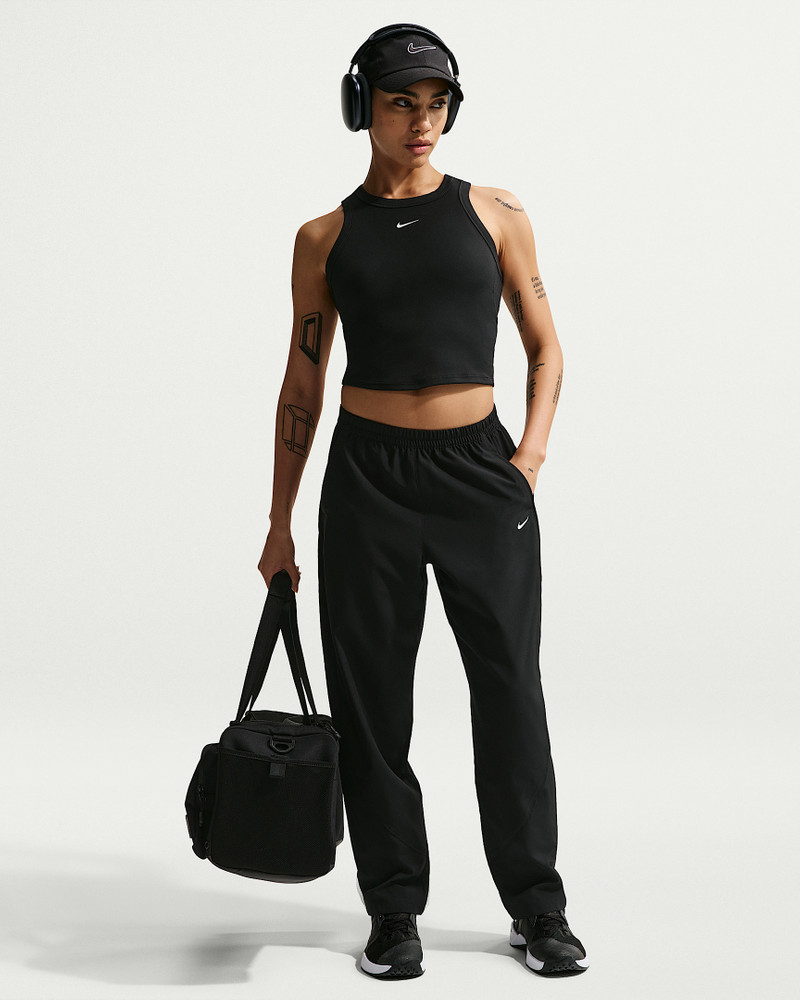 Nike One Women's Dri-FIT Mid-Rise Woven Pants 1