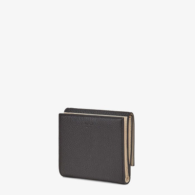 FENDI Black leather wallet outlook