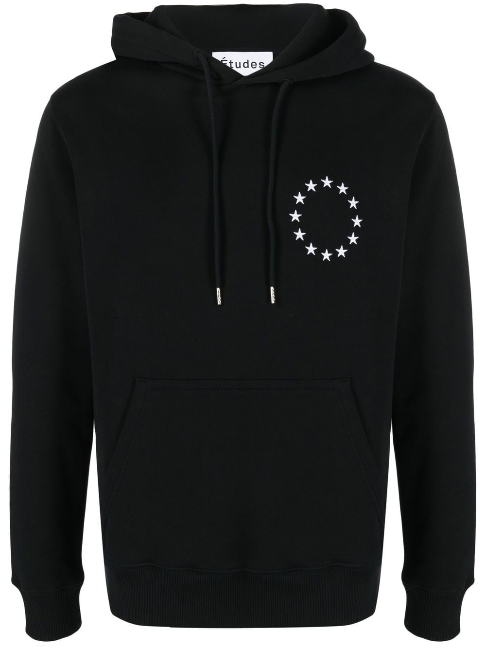 logo-print long-sleeve hoodie - 1