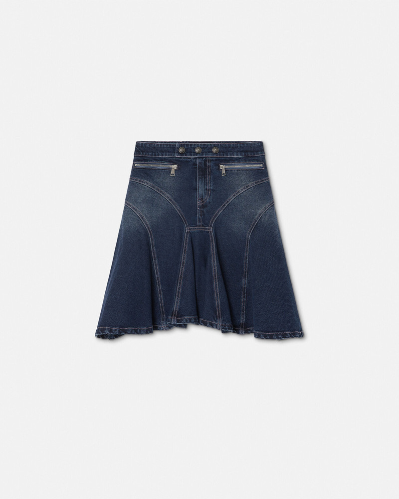 Flared Denim Skirt 1