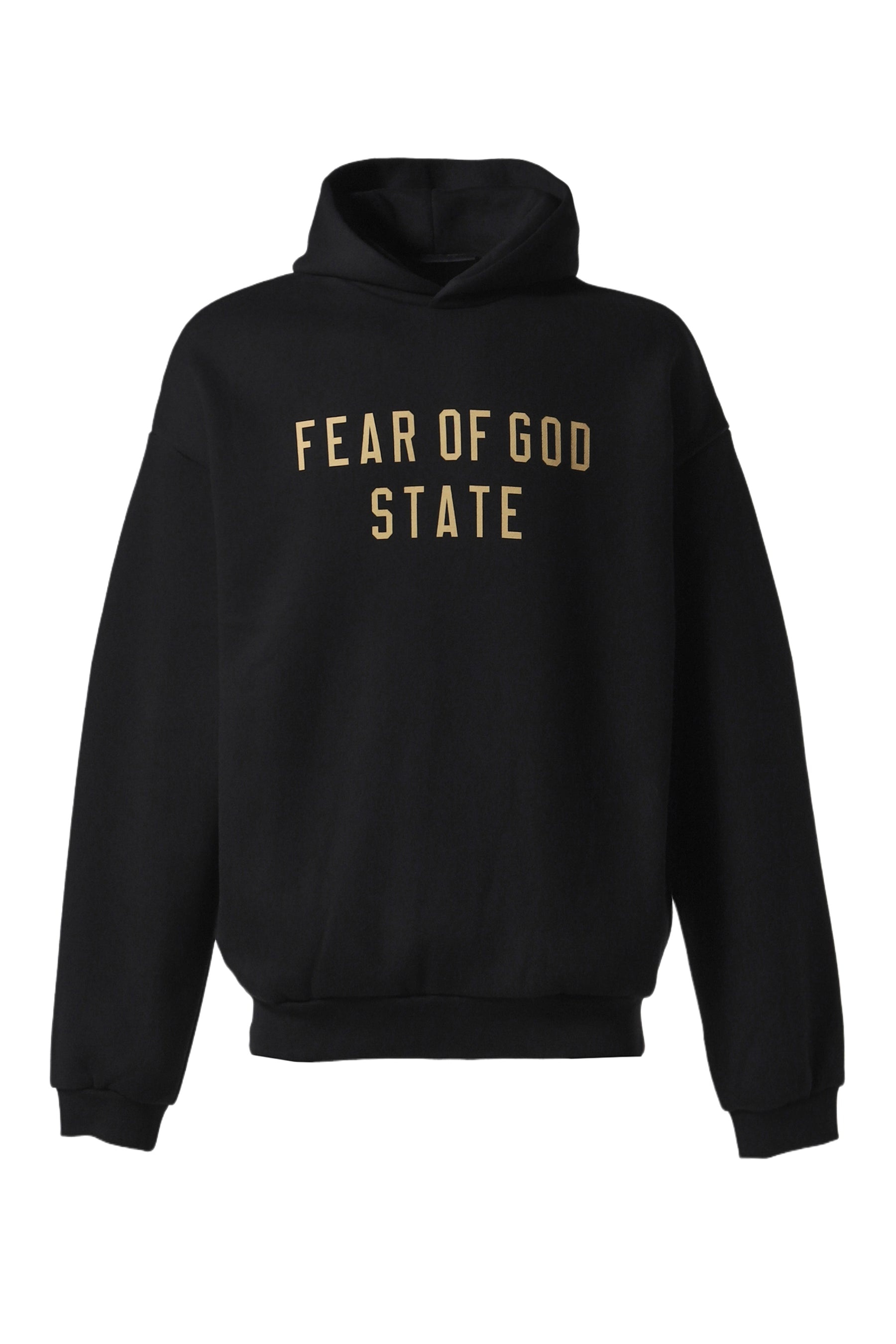 FLEECE HOODIE / BLK - 1