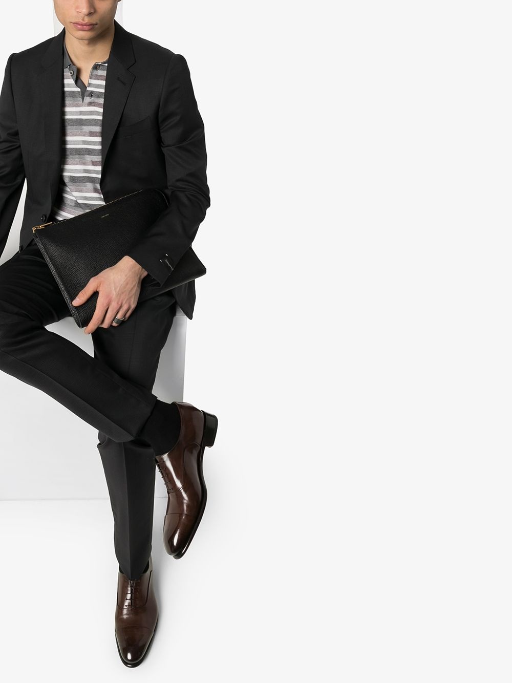 classic lace-up Oxford shoes - 2