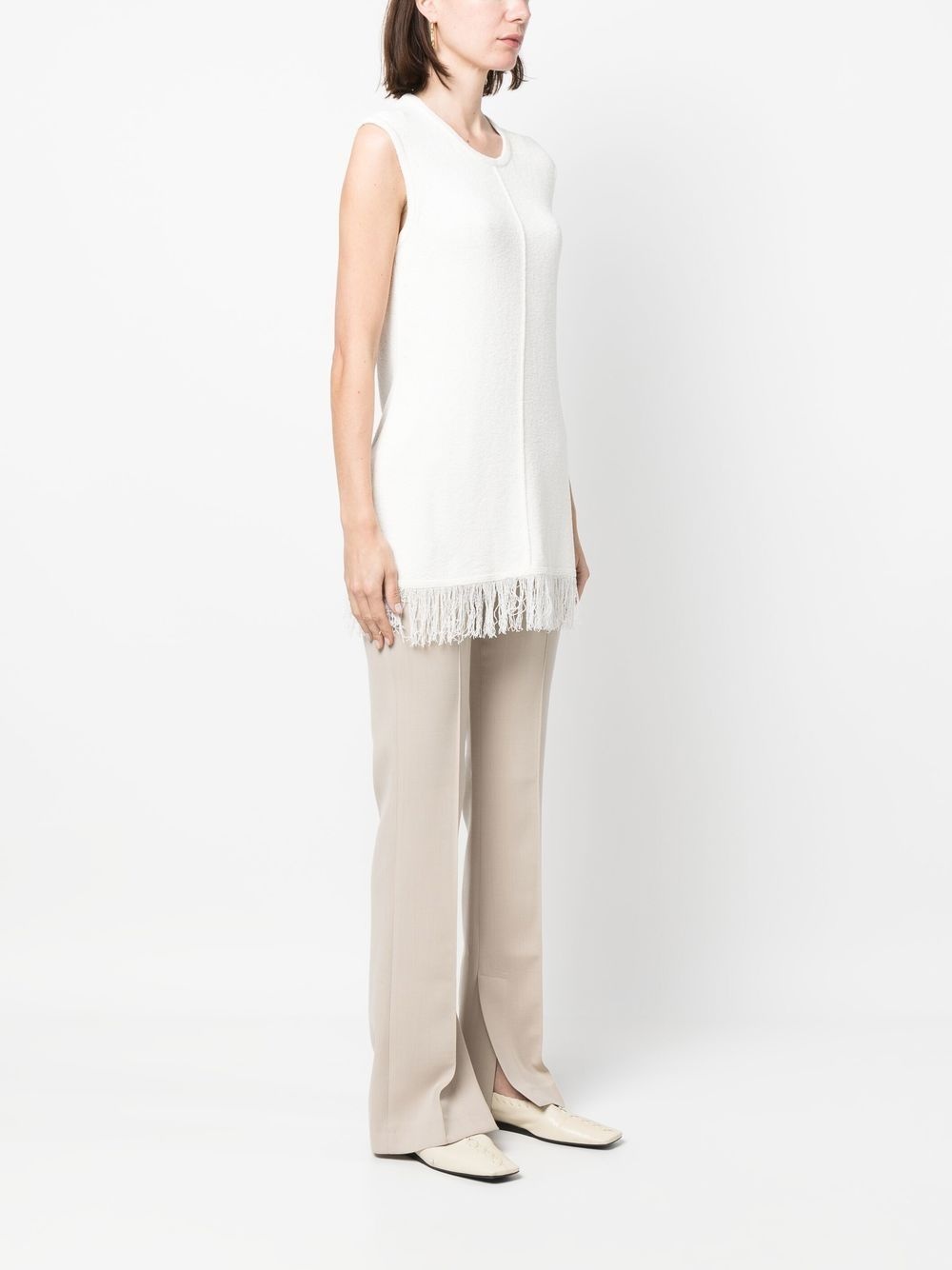 fringe-detailing cardigan - 3
