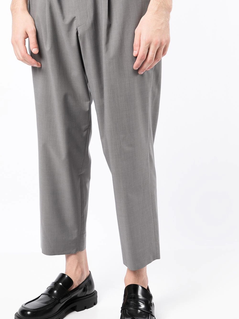 cropped cigarette trousers - 5