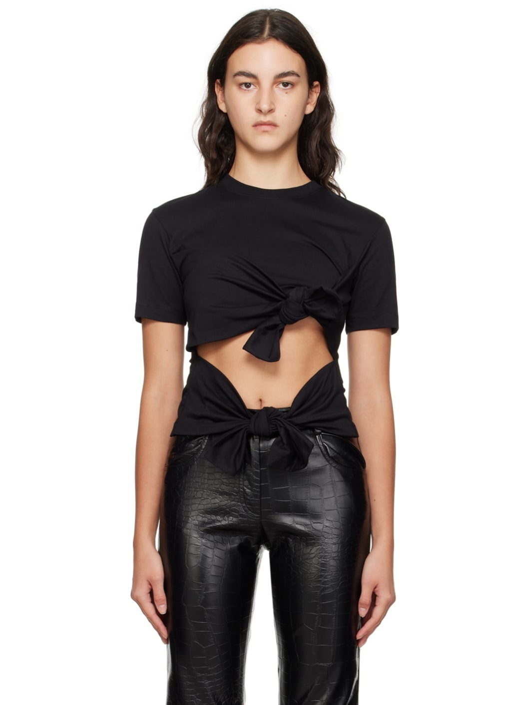 Black Bow T-Shirt - 1