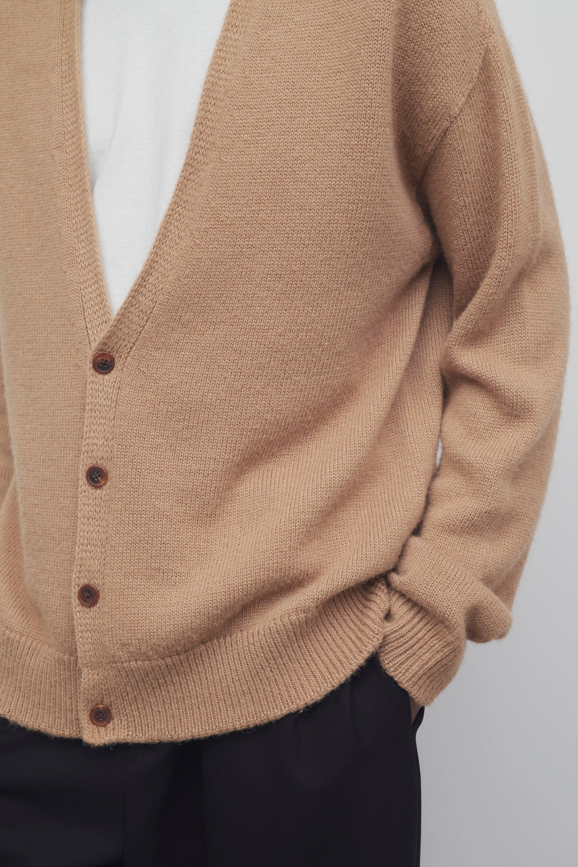 Sheldon Cardigan in Wool and Silk - 6