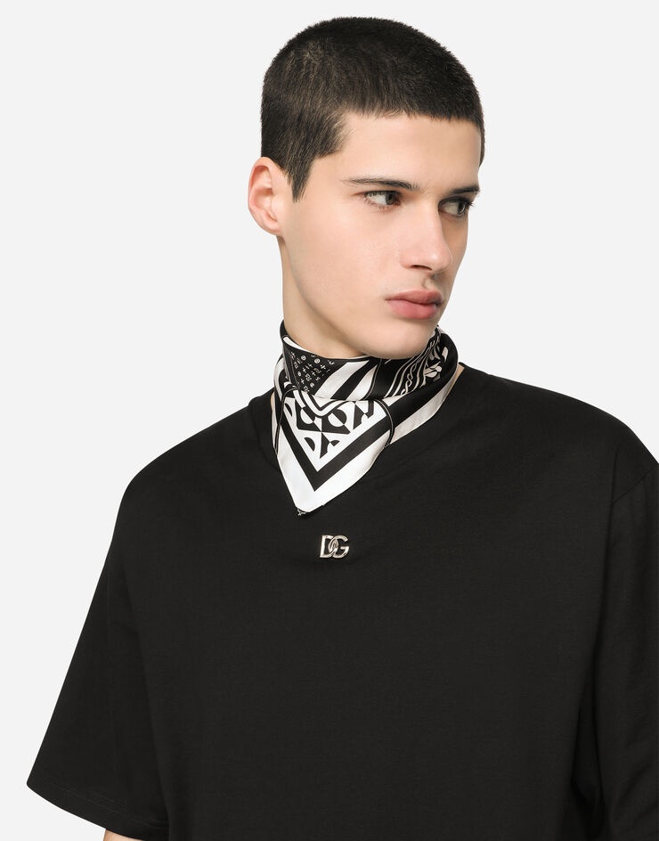 Bandanna-print silk bandanna - 2