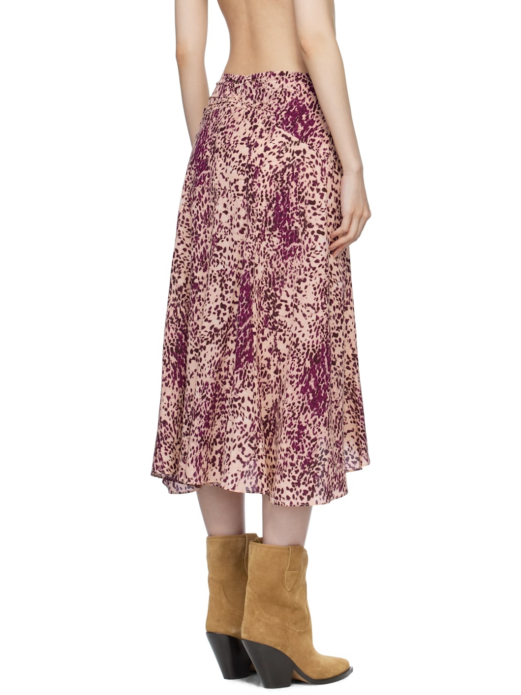 Purple Olena Midi Skirt - 3