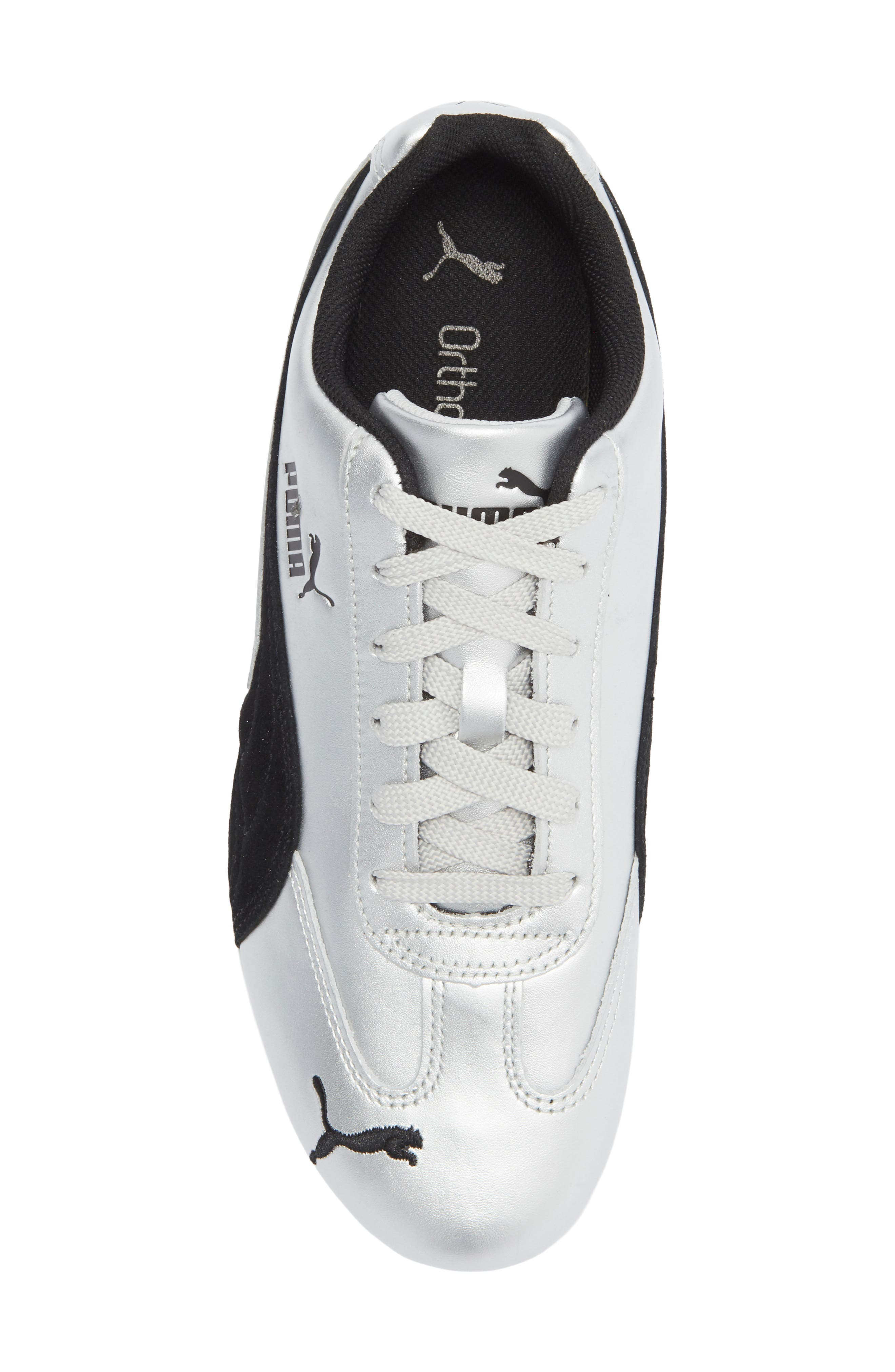 PUMA Speedcat Metallic Sneaker in Puma Silver/Puma Black at Nordstrom - 5