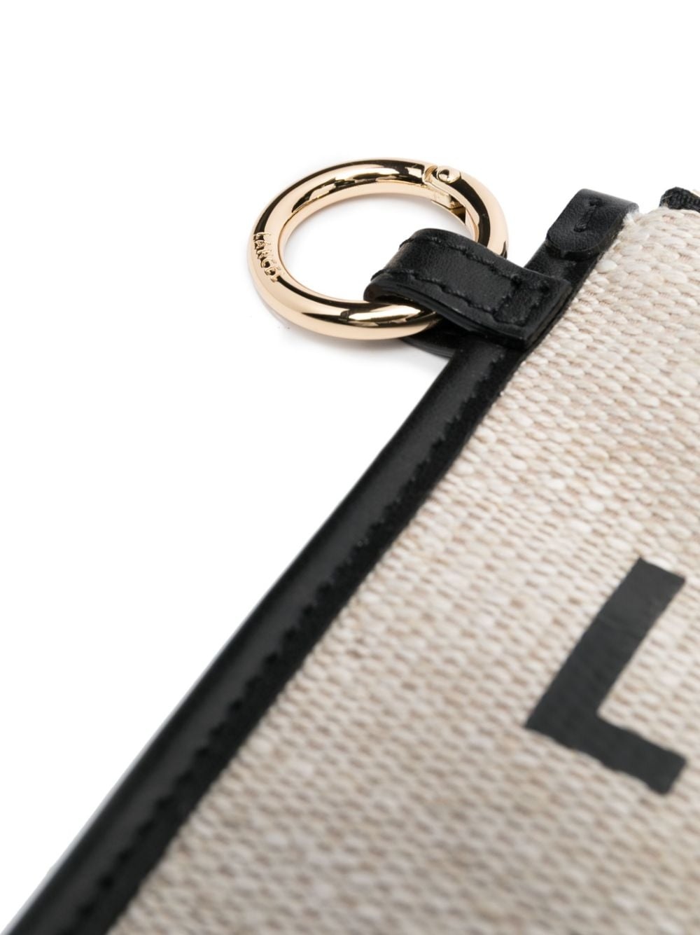 logo-print clutch bag - 4