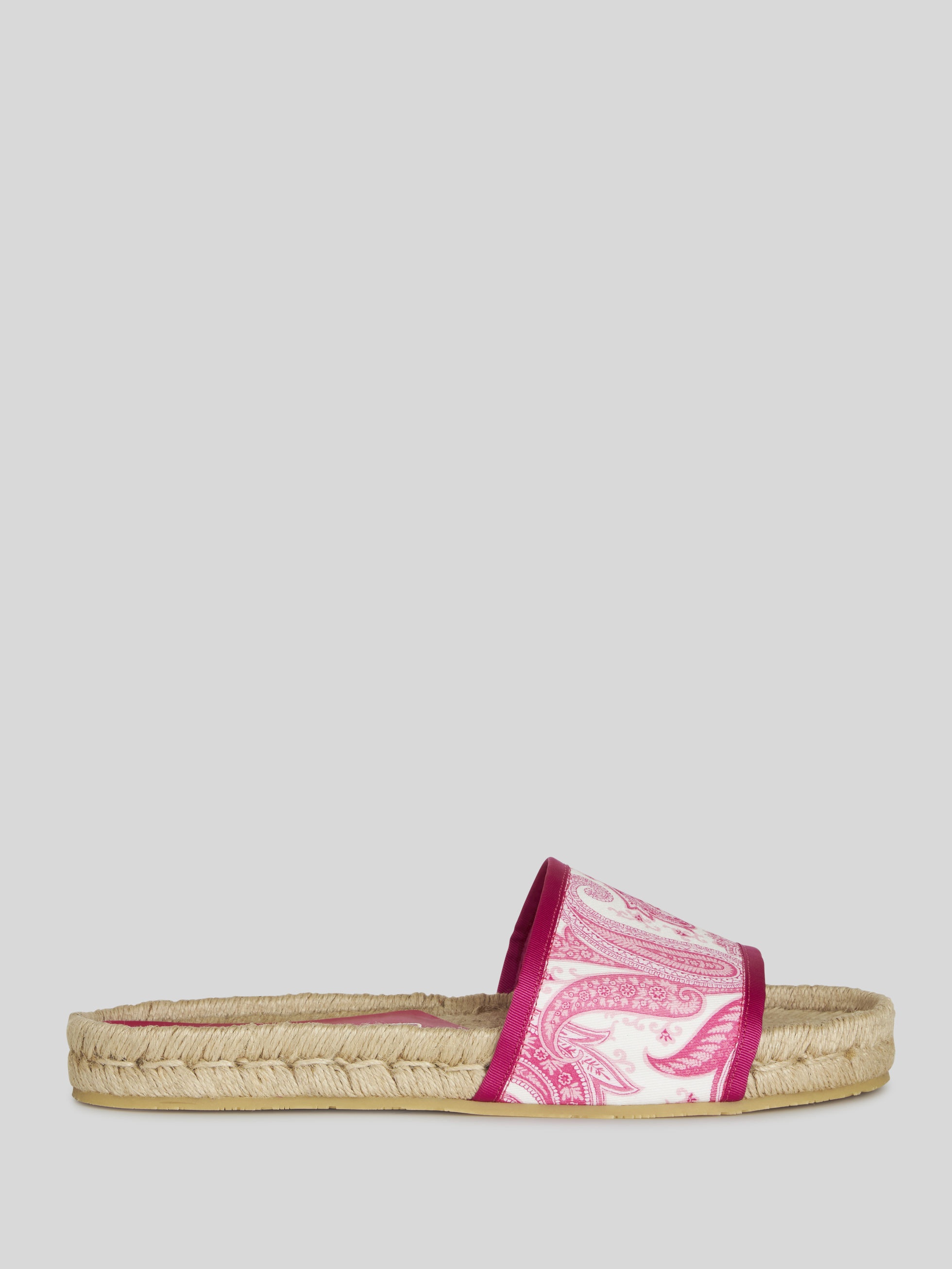 LIQUID PAISLEY FLAT BEACH SANDALS - 1