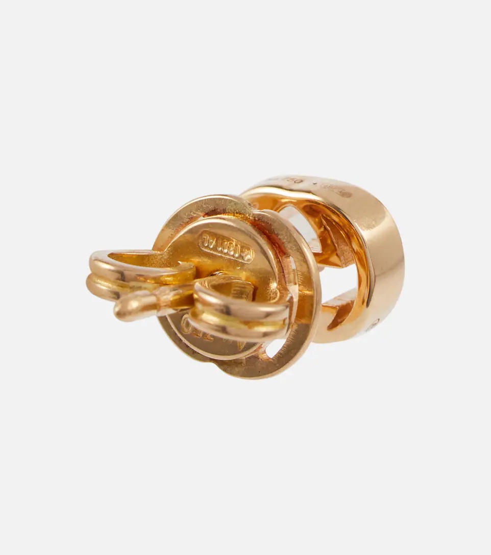 Interlocking G 18kt gold earrings - 5