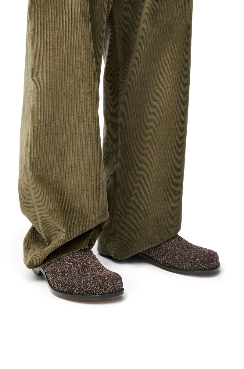 Loewe Campo chelsea boot in brushed suede outlook
