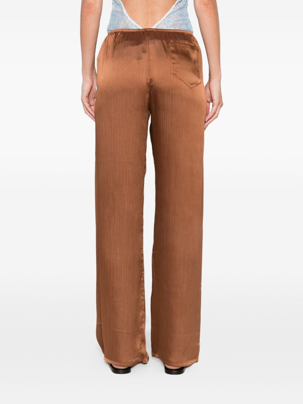 Manoce embellished drawstring trousers - 4
