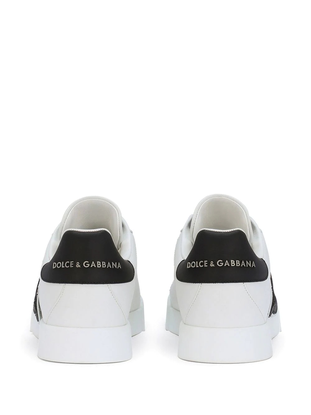 Portofino logo-print low-top sneakers - 3