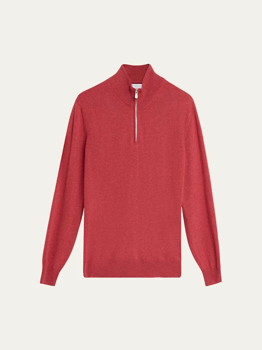 Men's Cashmere Turtleneck Sweater - 1