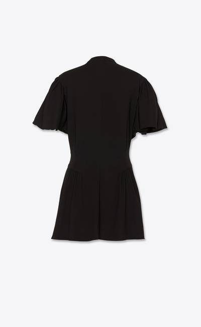 SAINT LAURENT skater dress in viscose crepe outlook