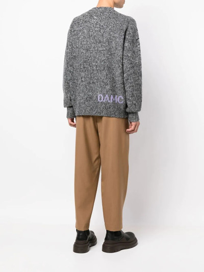 OAMC embroidered-logo crew neck sweater outlook