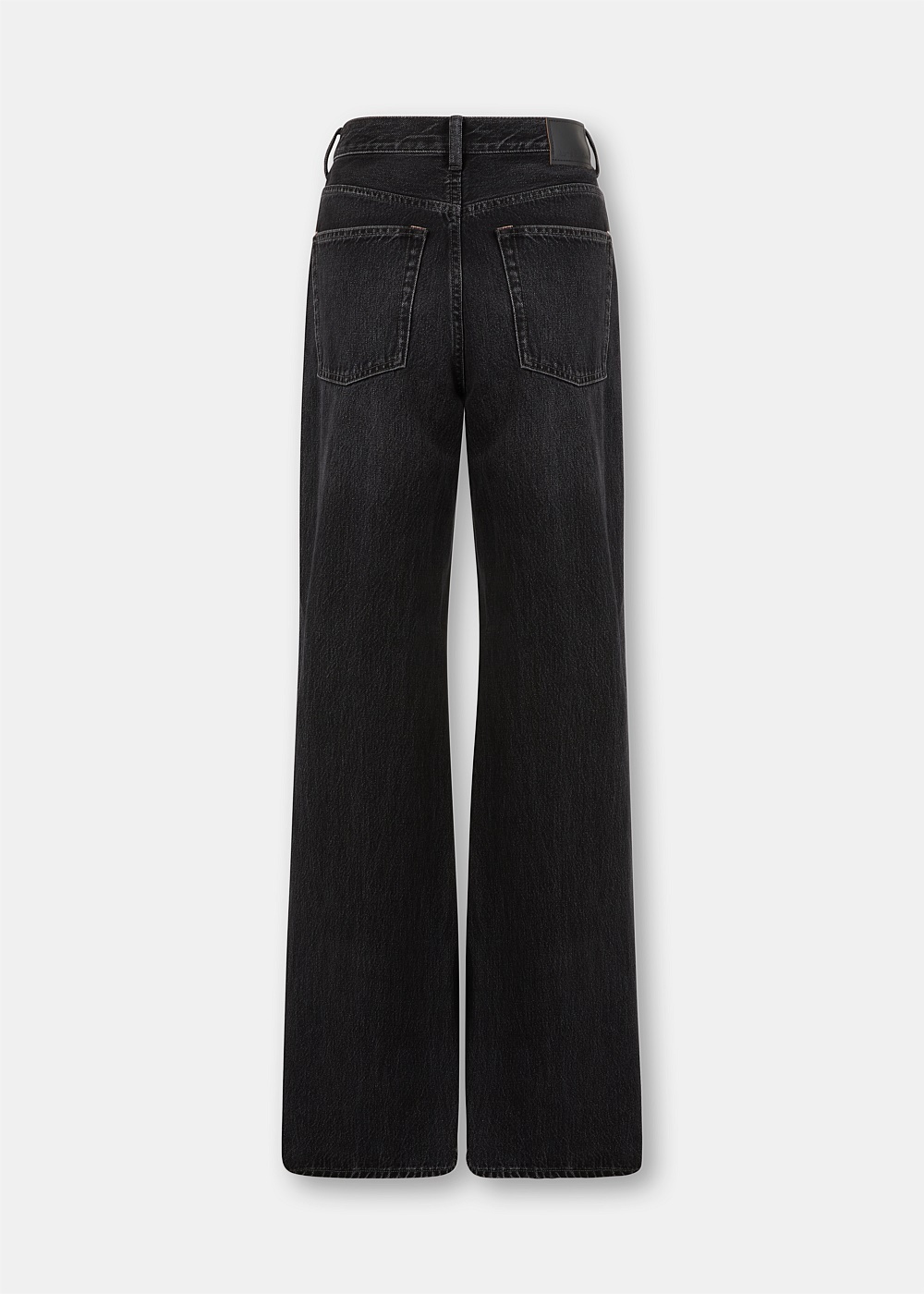 Black Straight Leg Jeans - 2