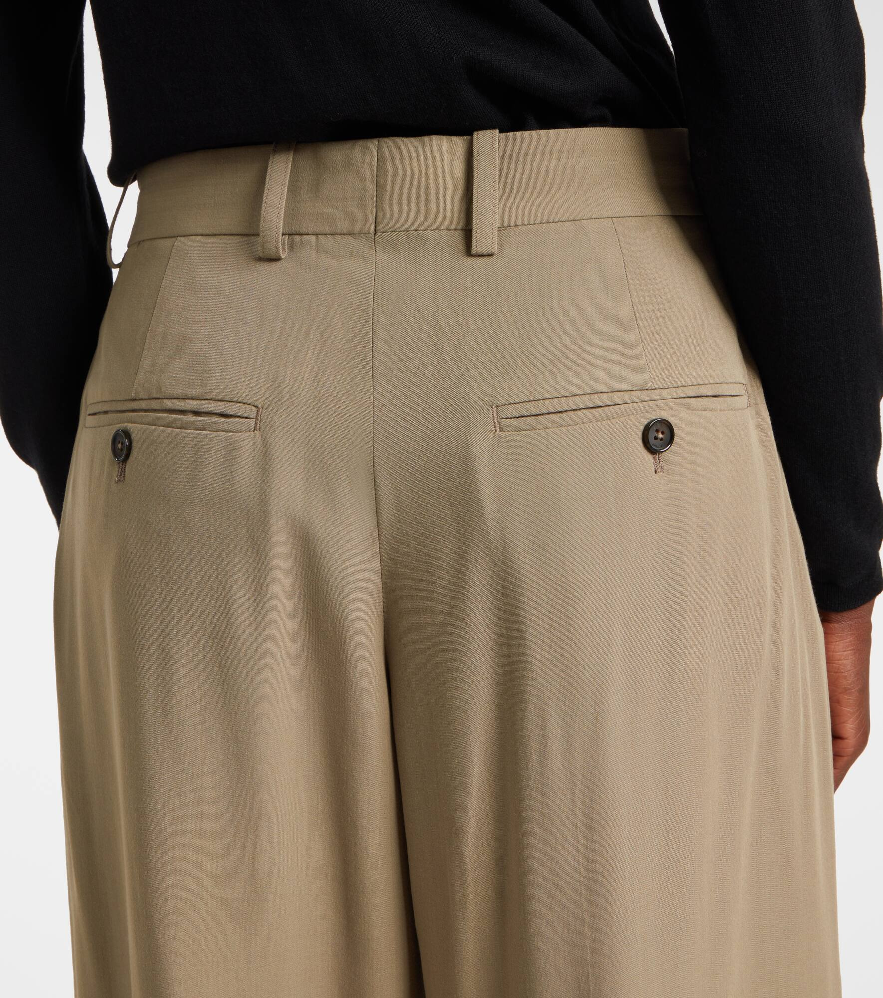 Wool-blend wide-leg pants - 5