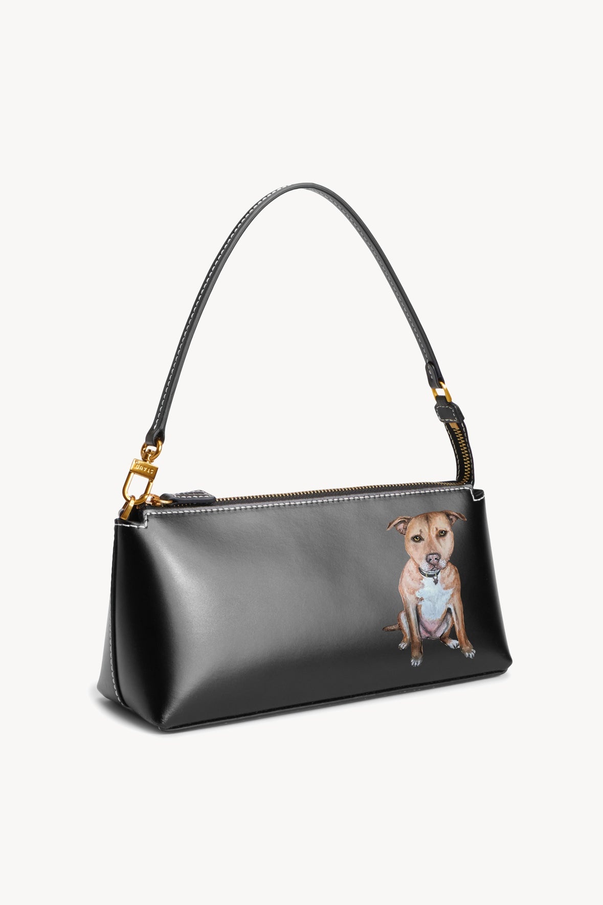 STAUD CUSTOM KAIA SHOULDER BAG | BLACK - 4