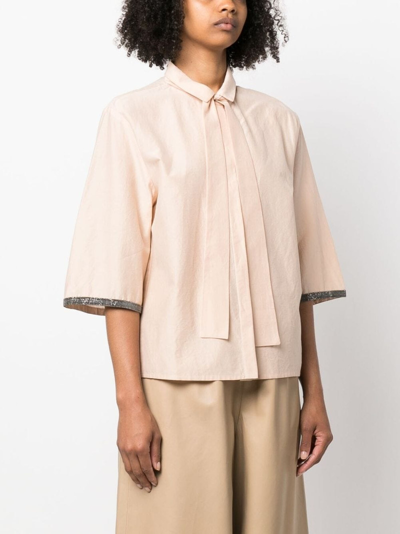 contrast-trim short-sleeve shirt 3