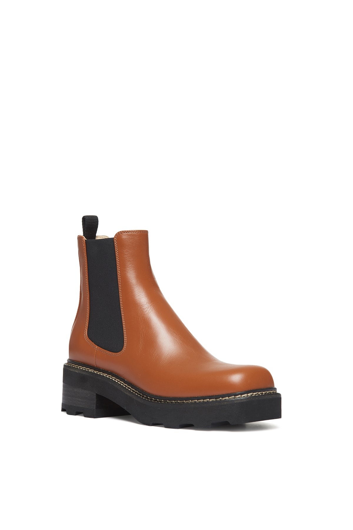 Jil Chelsea Boot in Cognac Leather - 2