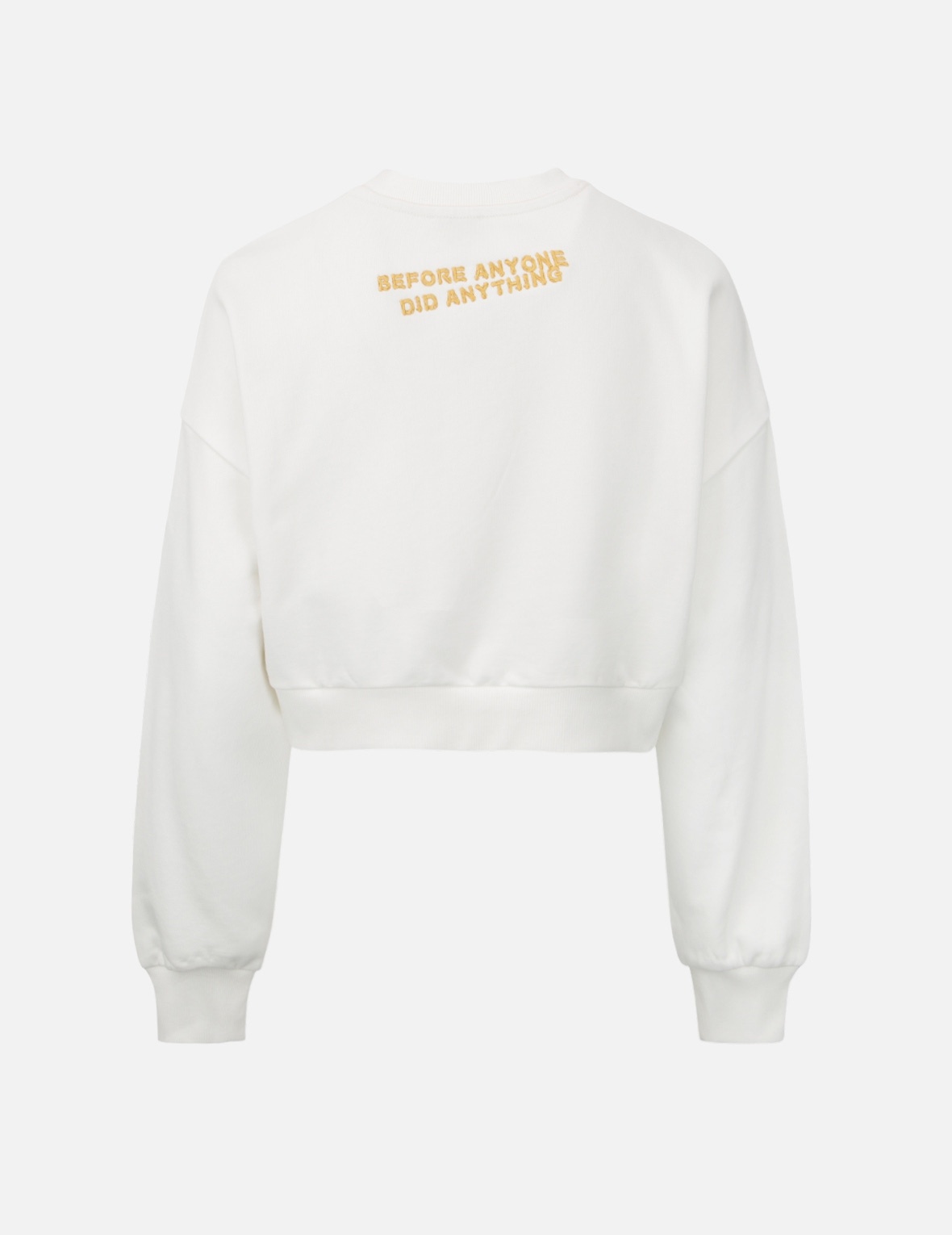 DARUMA AND KAMON EMBROIDERY CROPPED SWEATSHIRT - 2