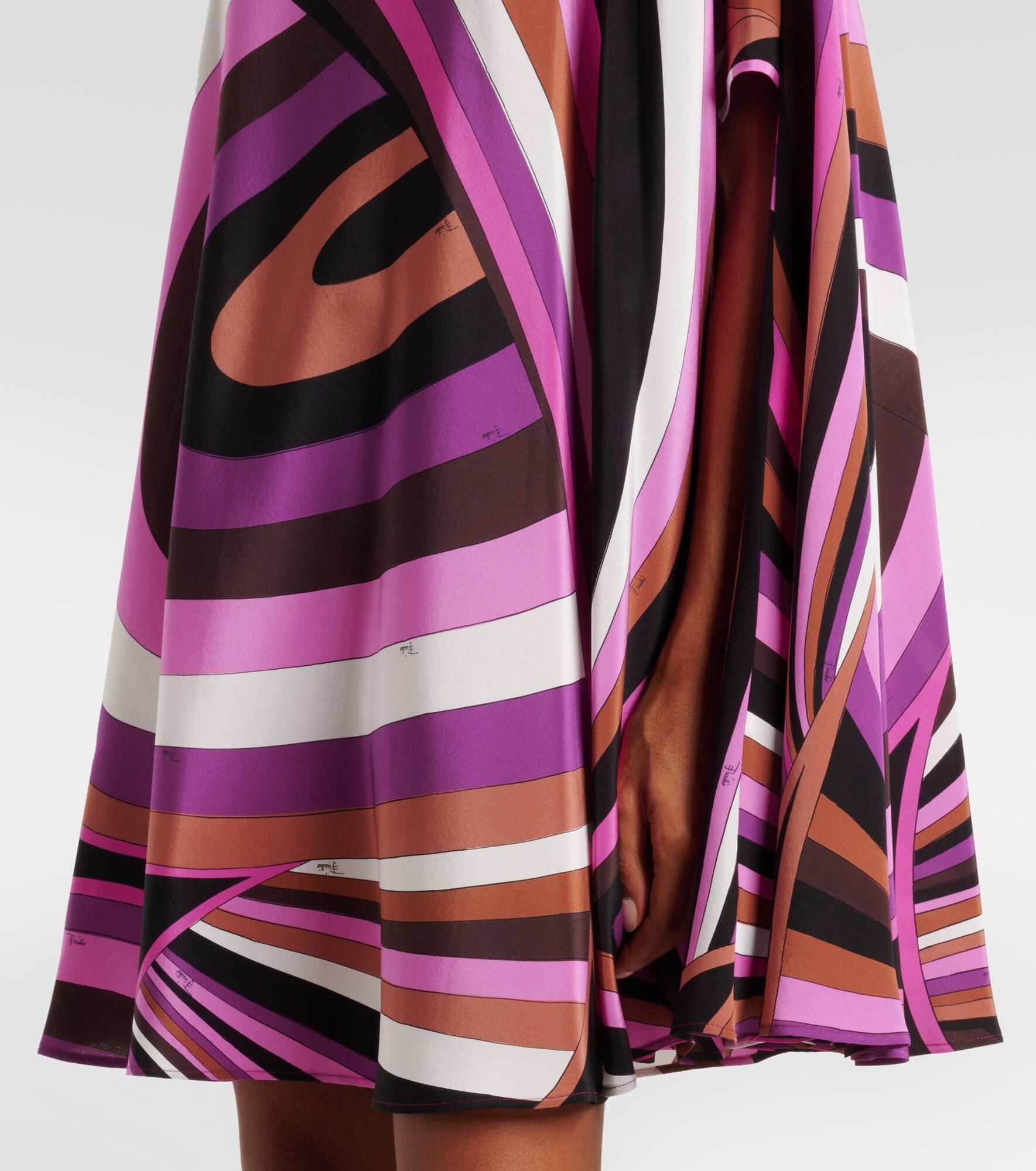 Iride silk kaftan - 5
