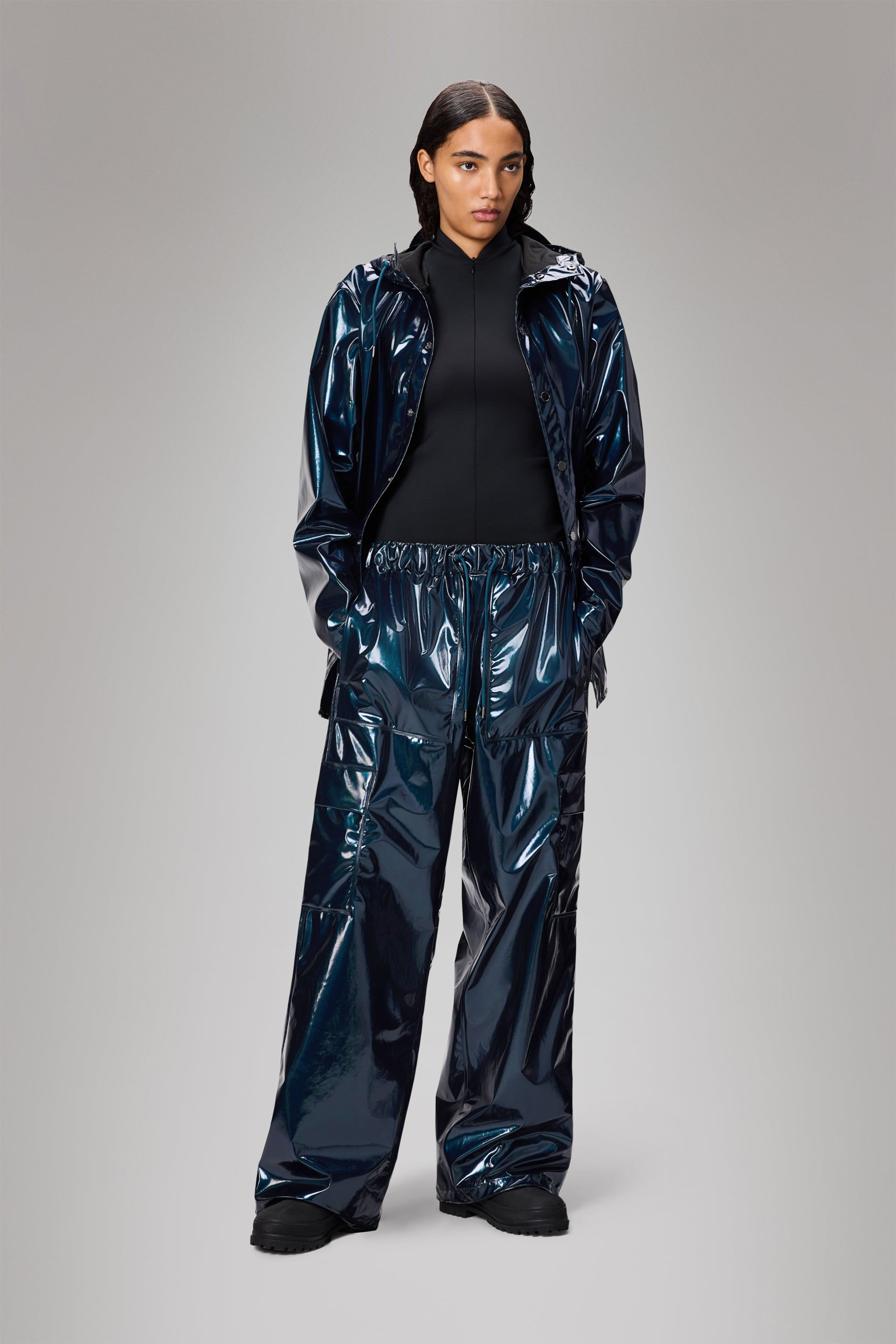 Cargo Rain Pants Wide - 4