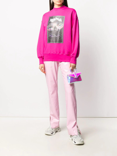 MSGM Phenomena print sweatshirt outlook