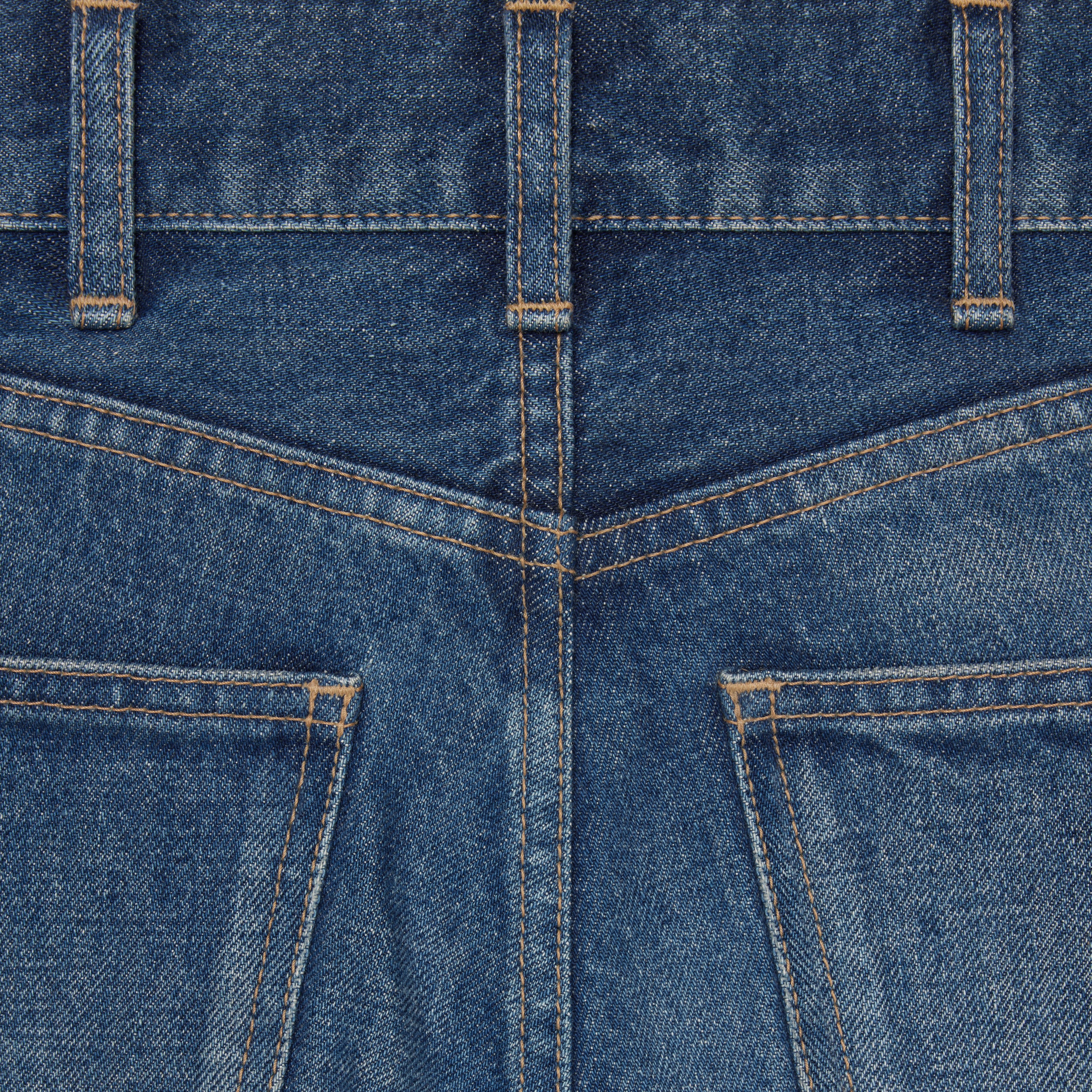 kitty jeans in dark union wash denim - 3