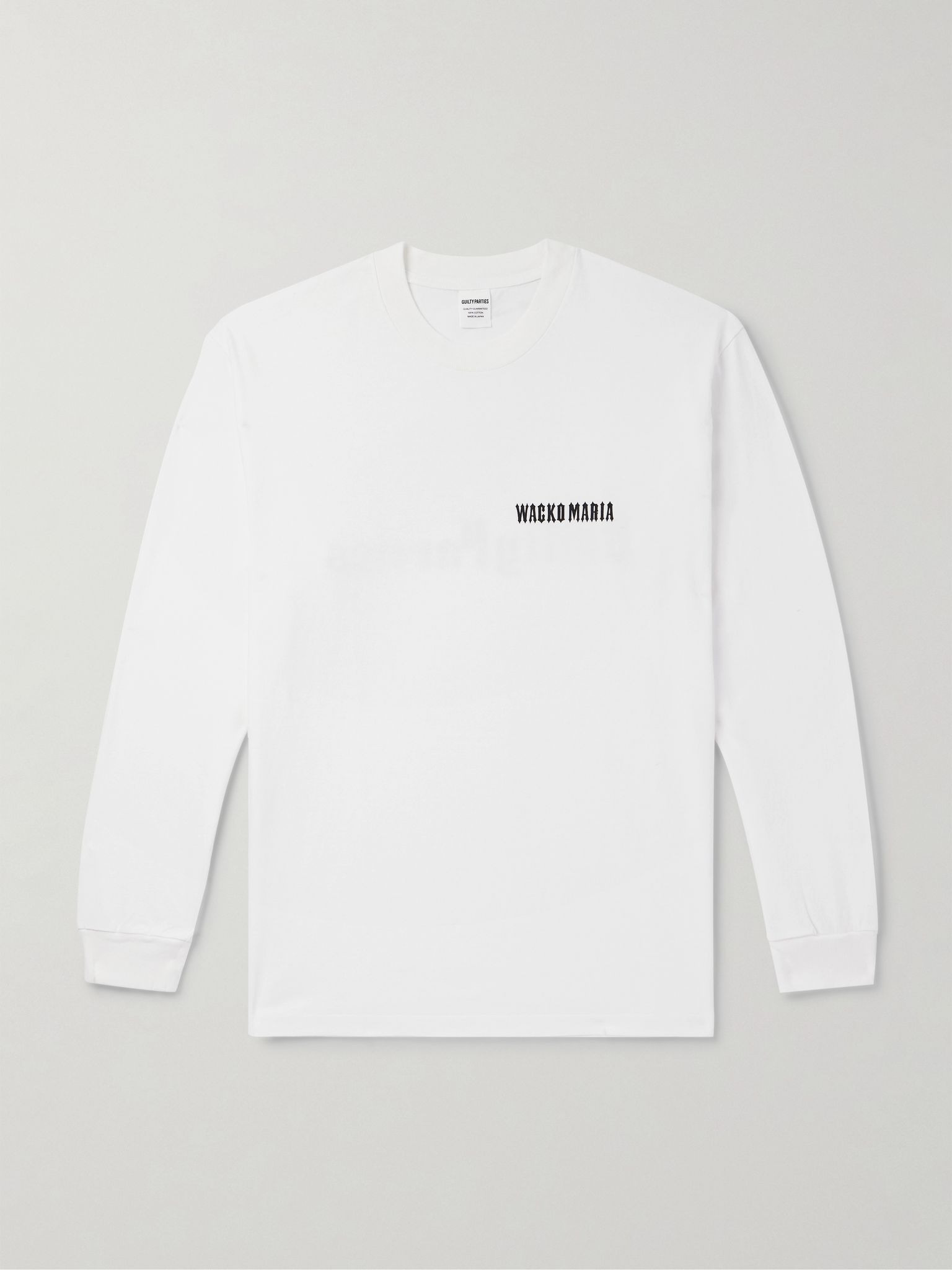Logo-Print Cotton-Jersey T-Shirt White - 1