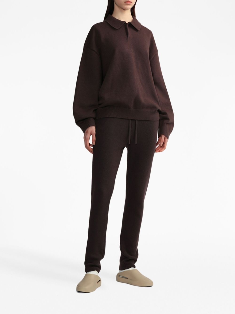 drawstring track pants - 2