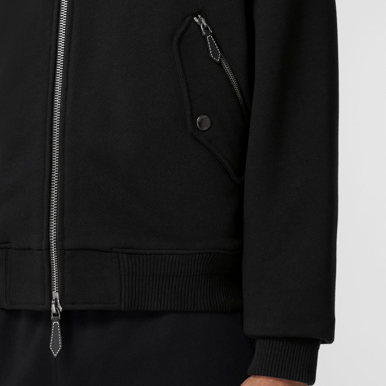 Monster Graphic Cotton Oversized Bomber Jacket - 5