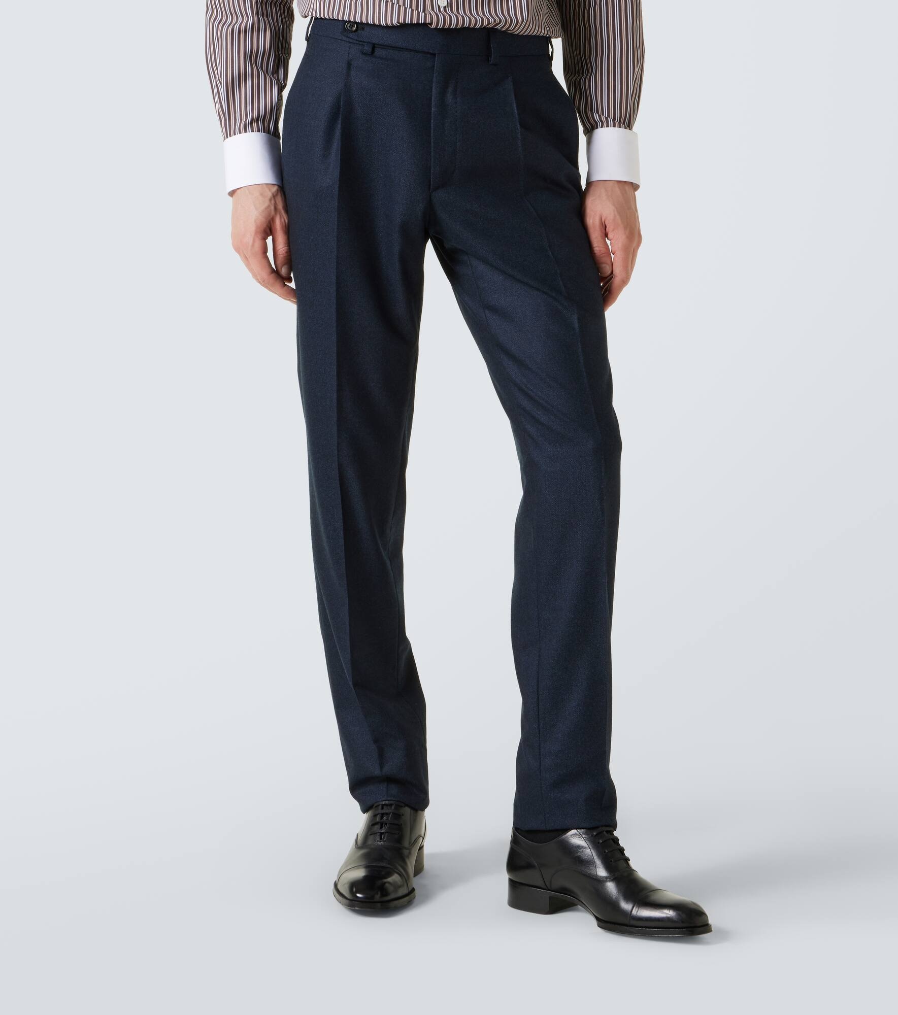 Herringbone wool flannel suit - 5