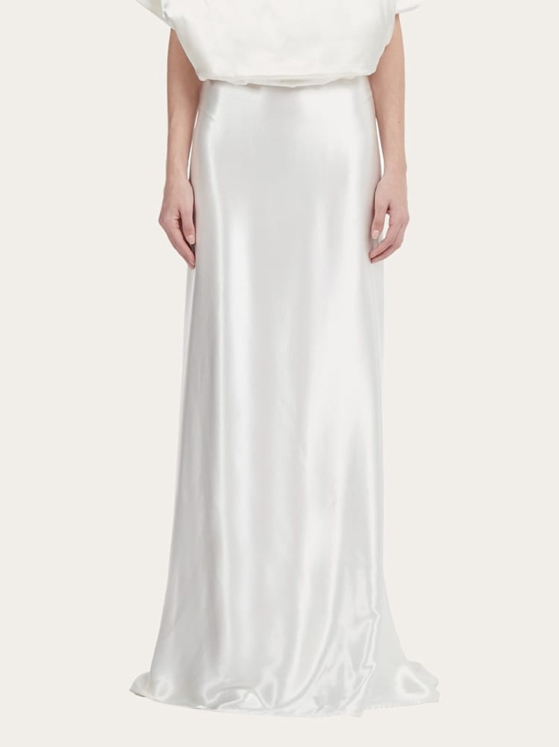 FERRAGAMO VISCOSE SATIN SKIRT outlook
