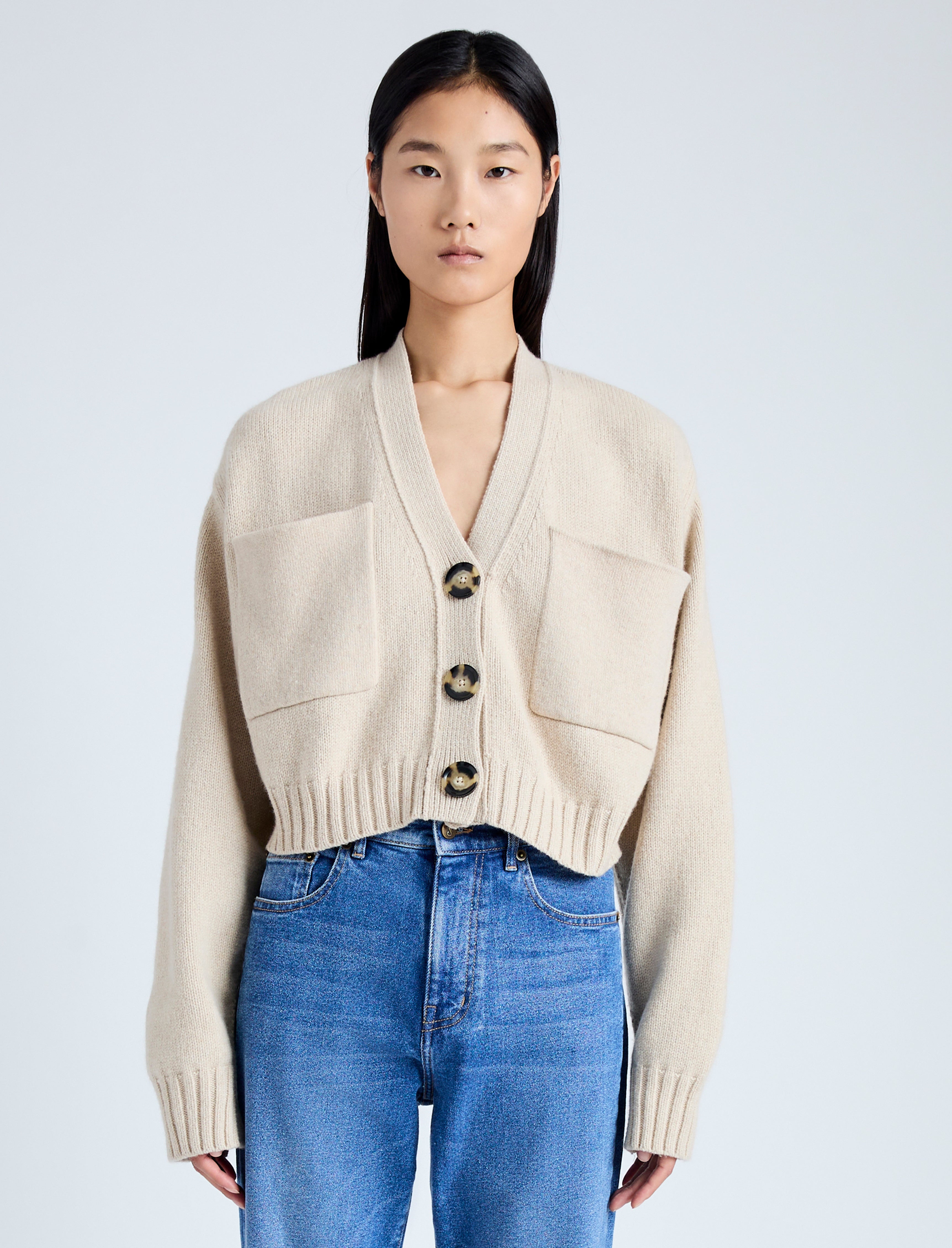 Sofia Cardigan in Eco Cashmere - 2