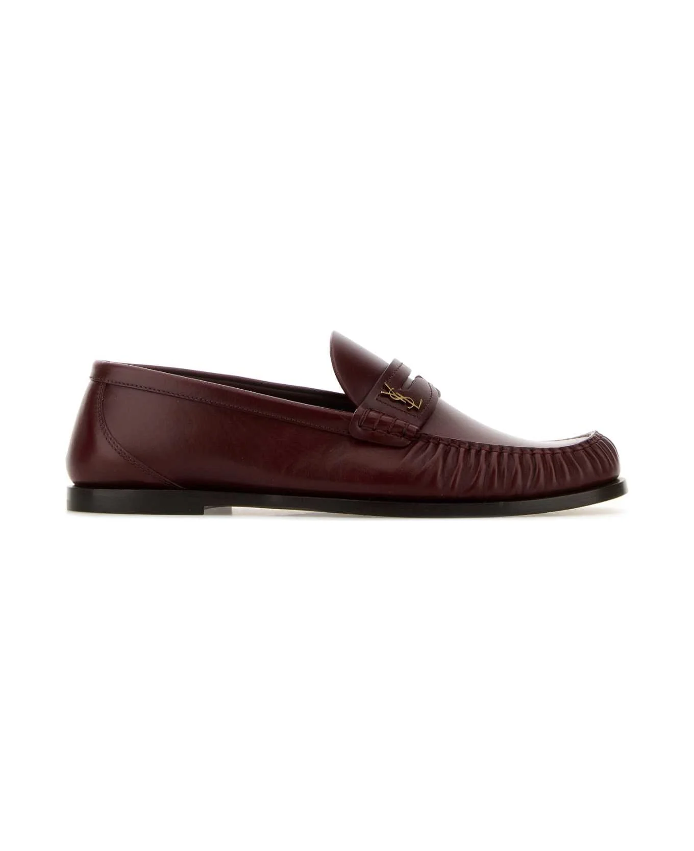 Grape Leather Loafers - 1