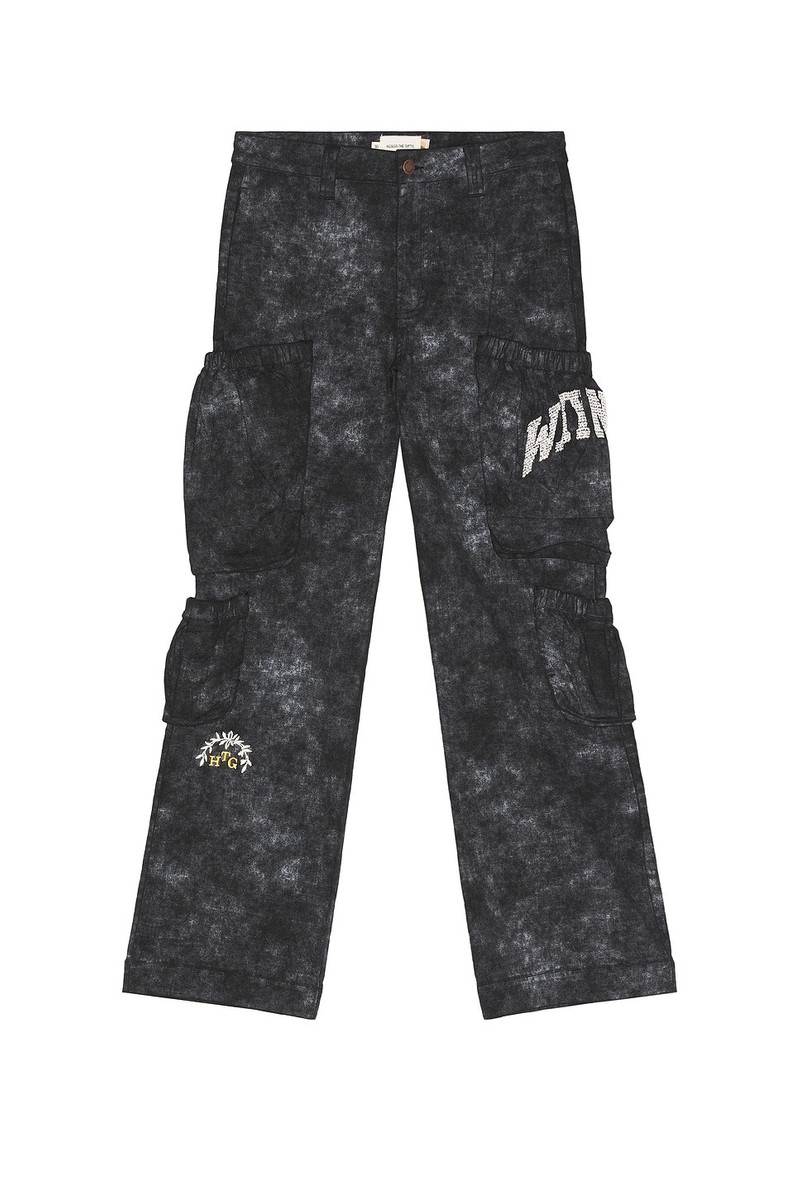 Twill Cargo Wide Leg - 1
