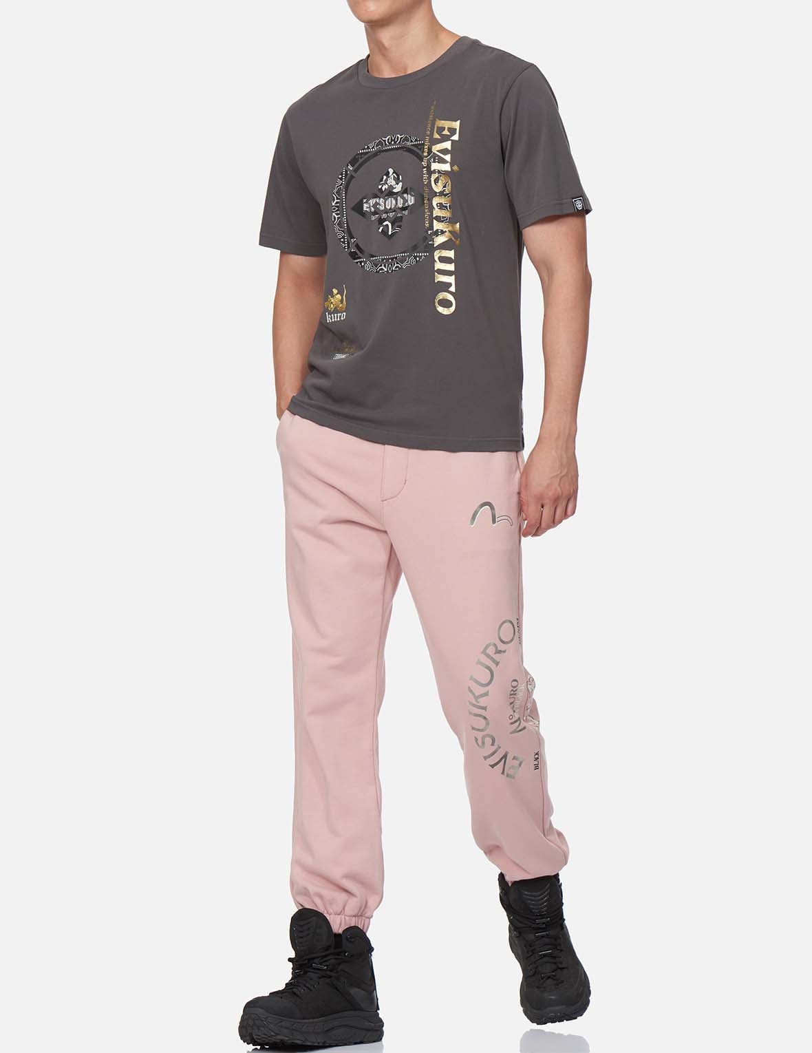 Ukiyo-E Collage Print Sweatpants - 6