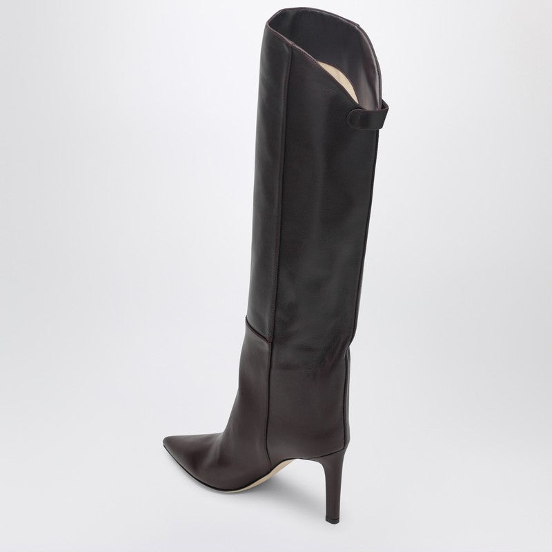 Jimmy Choo Alizze Knee Boot 85 Color Merlot Women - 2