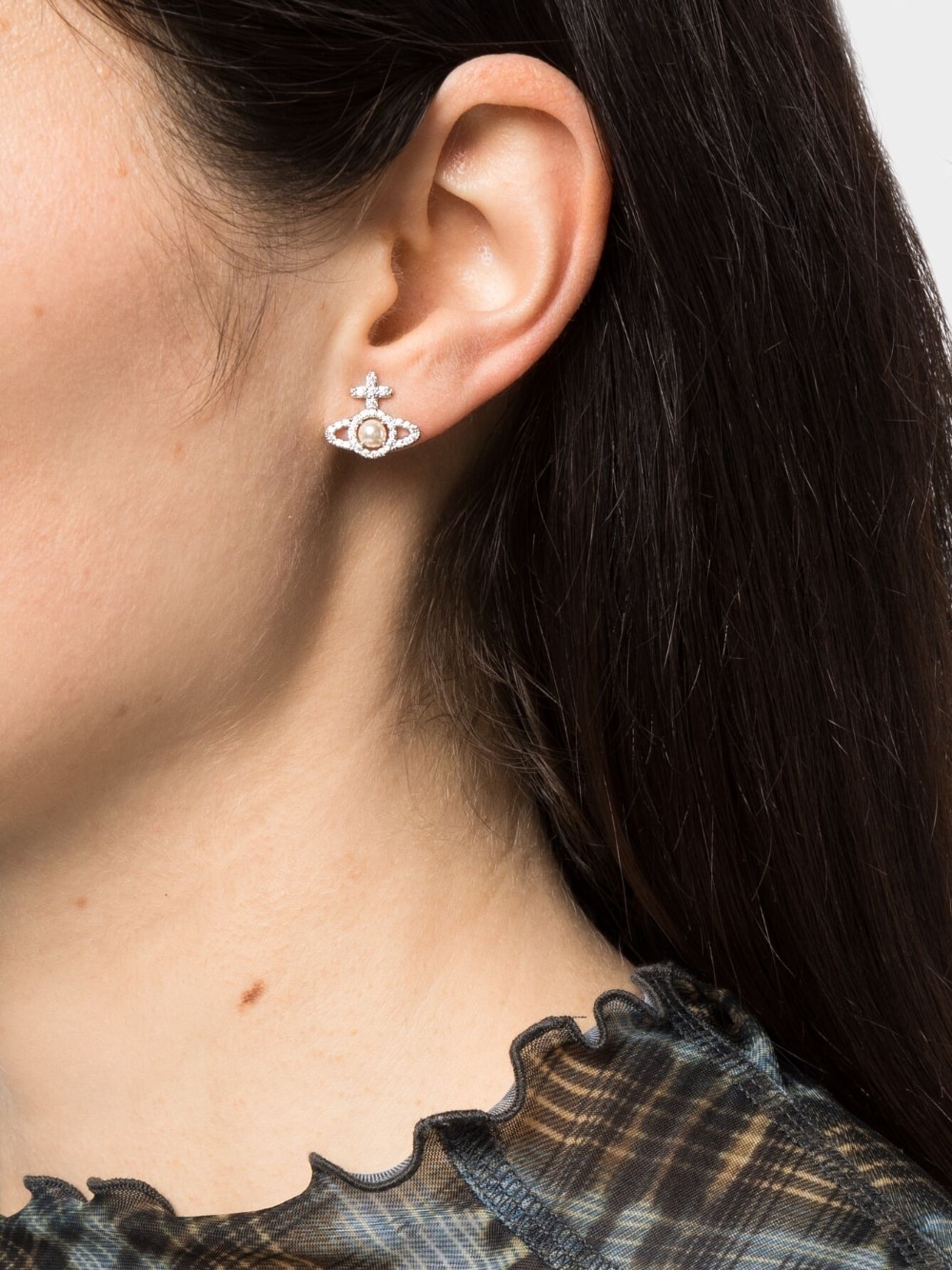Orb crystal-embellished earrings - 2