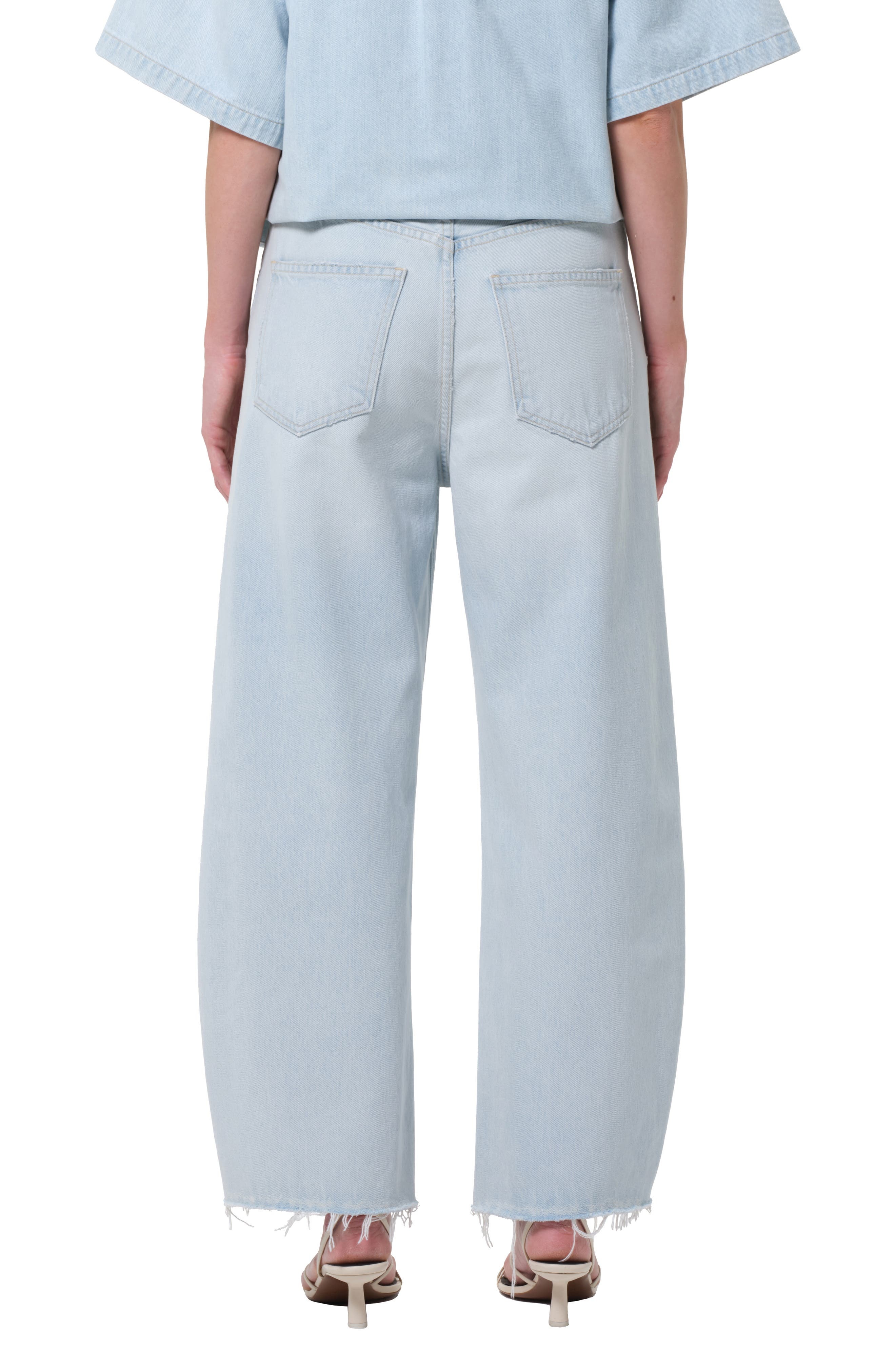 AGOLDE Low Curve Frayed Jeans in Flourish at Nordstrom - 2