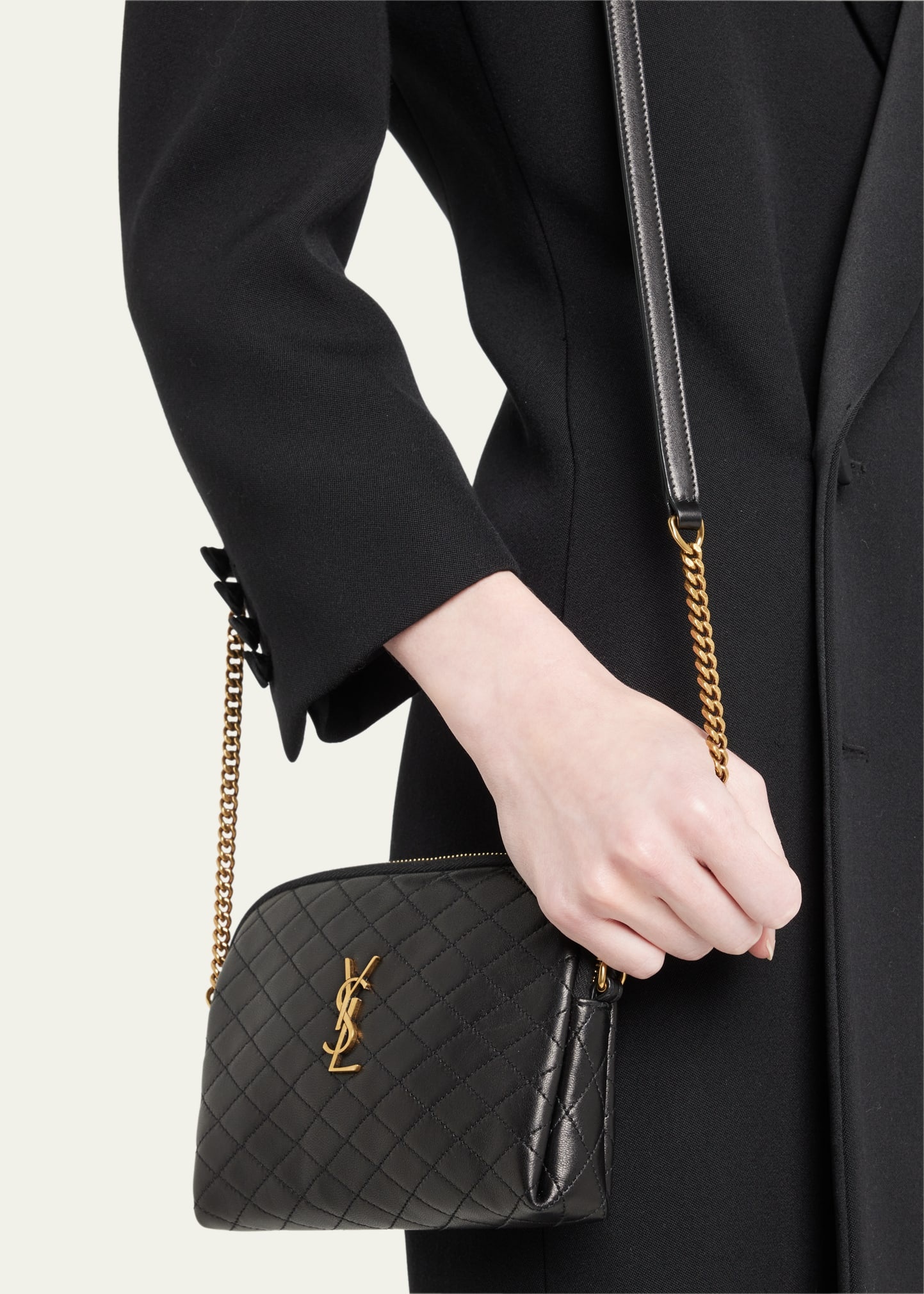 Gaby Mini Lambskin Crossbody Bag - 2