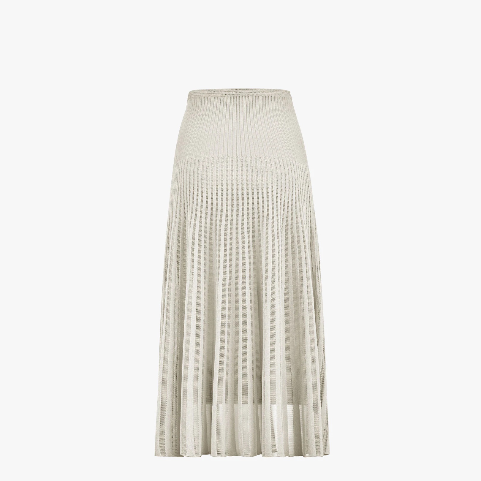 gray viscose skirt - 2