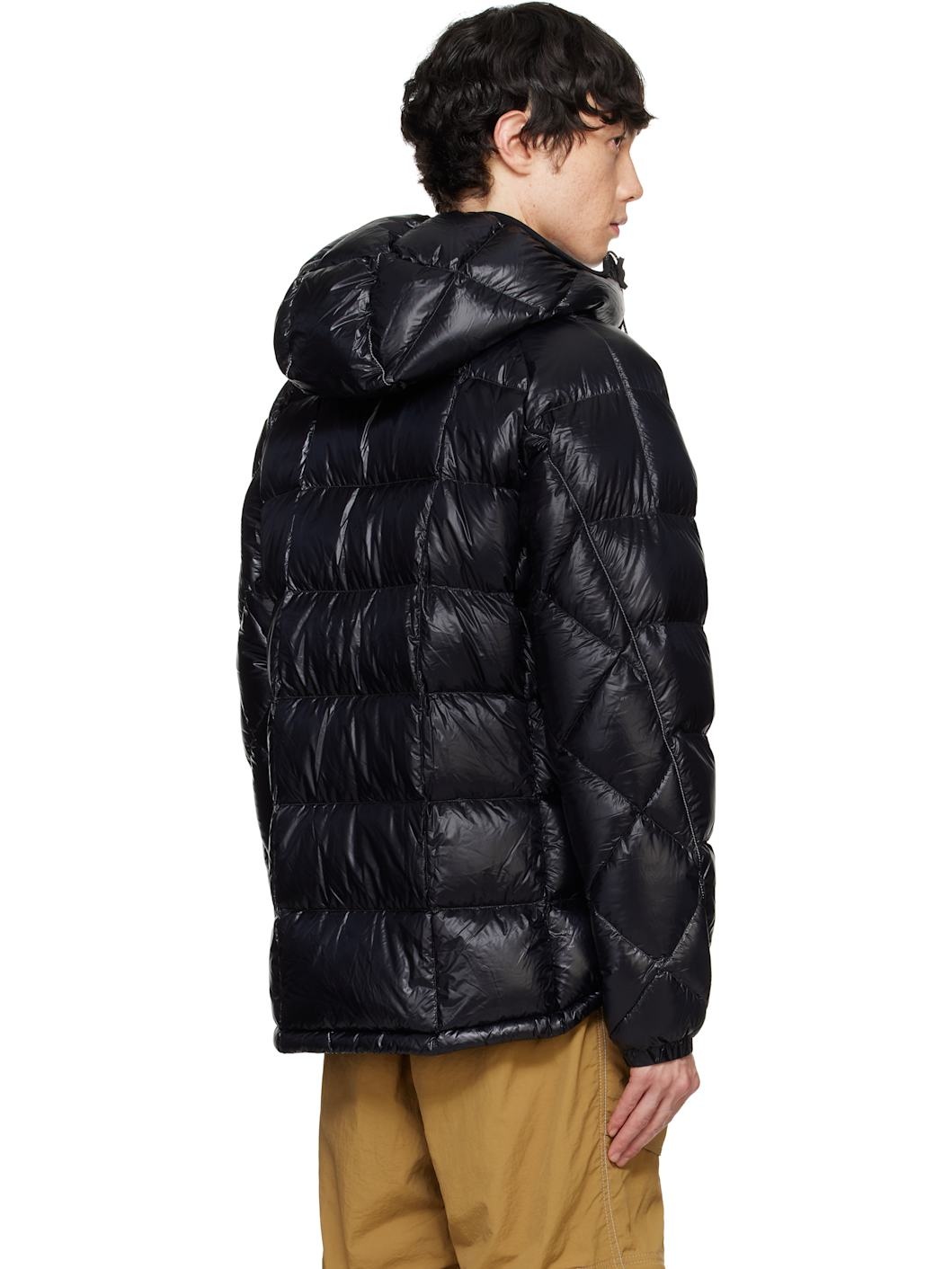 Black Diamond Stitch Down Jacket - 3